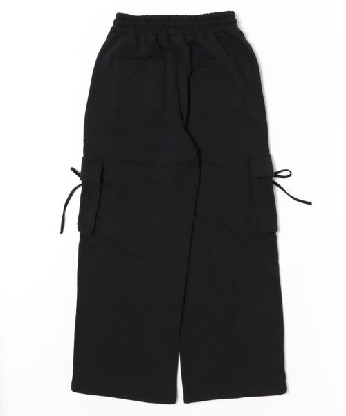 INGNI(イング)の「リボン付カーゴスウェットパンツ(カーゴパンツ・レディース・オートミール/グレー/チャコールグレー/ブラック・FREE)」の5枚目の写真