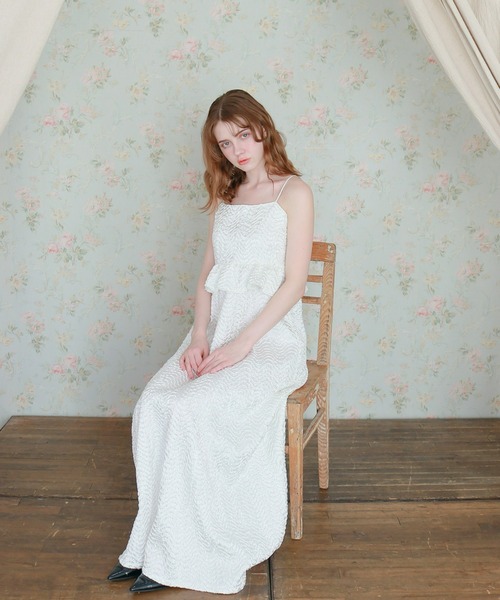 mic by Olu.(ミックバイオルドット)の「サテンパフィーワンピース(ワンピース・レディース・ブラック/ホワイト/ピンク・SMALL/MEDIUM)」の6枚目の写真