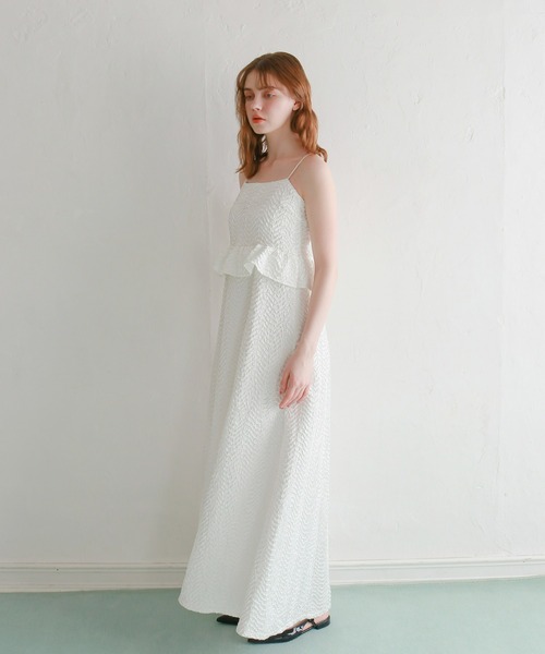 mic by Olu.(ミックバイオルドット)の「サテンパフィーワンピース(ワンピース・レディース・ブラック/ホワイト/ピンク・SMALL/MEDIUM)」の8枚目の写真