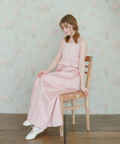 mic by Olu.(ミックバイオルドット)の「サテンパフィーワンピース(ワンピース・レディース・ブラック/ホワイト/ピンク・SMALL/MEDIUM)」の21枚目の写真