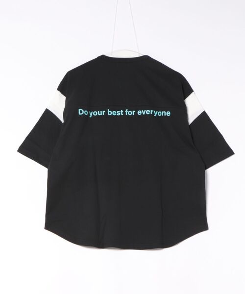 FOV(フォブ)の「FOV/フォブ MAKERS Tシャツ(Tシャツ/カットソー・レディース・ホワイト/サックスブルー/ブラック・F)」の6枚目の写真