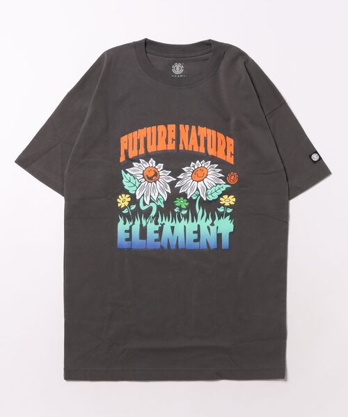 ELEMENT（エレメント）の「ELEMENT/エレメント FLOWER SS G キッズ 半袖Tシャツ BG025P06（Tシャツ/カットソー・キッズ・チャコールグレー/ブルー・130cm/140cm/150cm）」の12枚目の写真