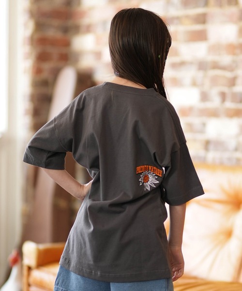 ELEMENT（エレメント）の「ELEMENT/エレメント FLOWER SS G キッズ 半袖Tシャツ BG025P06（Tシャツ/カットソー・キッズ・チャコールグレー/ブルー・130cm/140cm/150cm）」の15枚目の写真