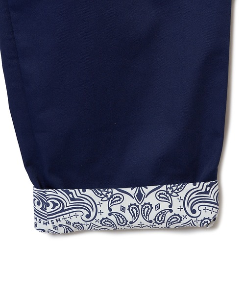 MSML（エムエスエムエル）の「BANDANA T/C TWILL PANTS（チノパンツ・メンズ・ネイビー/モスグリーン・XL/L/M）」の13枚目の写真