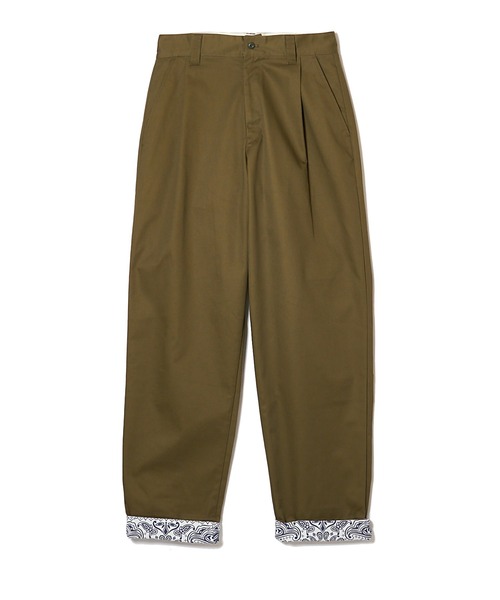 MSML（エムエスエムエル）の「BANDANA T/C TWILL PANTS（チノパンツ・メンズ・ネイビー/モスグリーン・XL/L/M）」の5枚目の写真