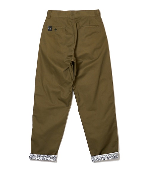 MSML（エムエスエムエル）の「BANDANA T/C TWILL PANTS（チノパンツ・メンズ・ネイビー/モスグリーン・XL/L/M）」の6枚目の写真