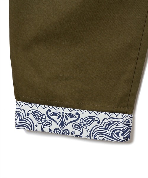 MSML（エムエスエムエル）の「BANDANA T/C TWILL PANTS（チノパンツ・メンズ・ネイビー/モスグリーン・XL/L/M）」の7枚目の写真