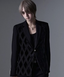 RUDOL（ルドル）の「『RUDOL/ルドル』ベロアレース使いシングルJKT（テーラードジャケット）」