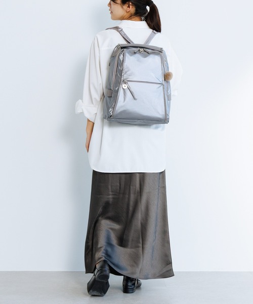 Kanana project（カナナプロジェクト）の「リュックサック PJ-18 14L A4サイズ 軽量 20124（バックパック/リュック・レディース・ブラック/ベージュ/グレー・FREE）」の7枚目の写真