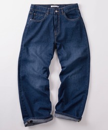 SlashDate（スラッシュデイト）の「【83】ヴィンテージウォッシュ ワイドシルエット デニムバギーパンツ【セットアップ可能】（デニムパンツ）」