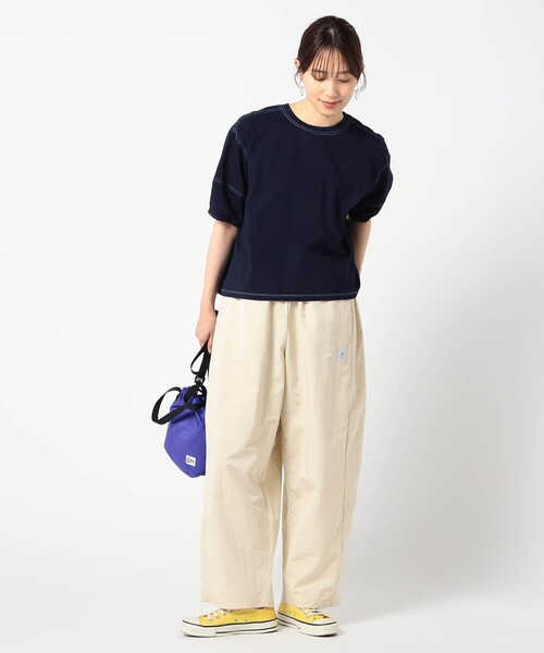 Grand PARK（グランドパーク）の「インディゴ天竺 タックスリーブカットソー（その他トップス・レディース・ブルー/ネイビー/ホワイト・FREE）」の5枚目の写真