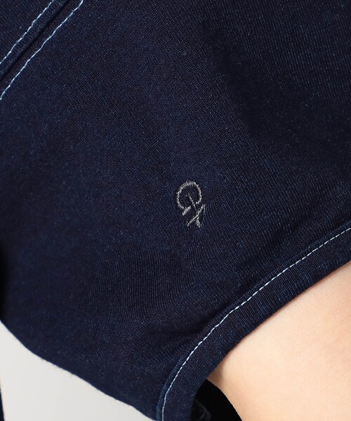 Grand PARK（グランドパーク）の「インディゴ天竺 タックスリーブカットソー（その他トップス・レディース・ブルー/ネイビー/ホワイト・FREE）」の13枚目の写真