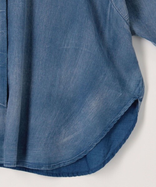 MICO COULIER（ミコクリエ）の「シアーデニムドルマンシャツ（シャツ/ブラウス・レディース・ライトブルー/インディゴブルー/グレー・38）」の17枚目の写真