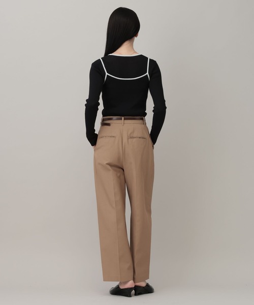 A part by（アパートバイ）の「キャミレイヤードプルオーバー_長袖（Tシャツ/カットソー・レディース・ピンク系その他/ブルー系その他2/ブラック・FREE）」の8枚目の写真