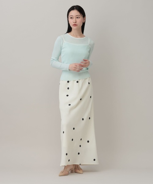 A part by（アパートバイ）の「キャミレイヤードプルオーバー_長袖（Tシャツ/カットソー・レディース・ピンク系その他/ブルー系その他2/ブラック・FREE）」の18枚目の写真