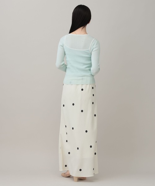 A part by（アパートバイ）の「キャミレイヤードプルオーバー_長袖（Tシャツ/カットソー・レディース・ピンク系その他/ブルー系その他2/ブラック・FREE）」の20枚目の写真