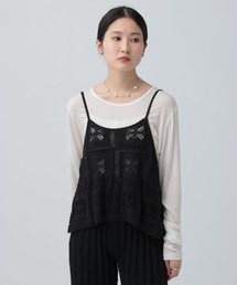 LEPSIM | クロシェキャミ　639444(キャミソール)