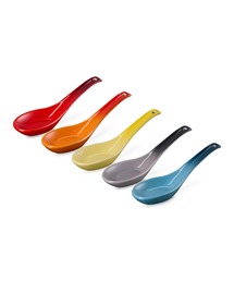 Le Creuset（ルクルーゼ）の「レンゲ (5本入り) レインボー（カトラリー）」