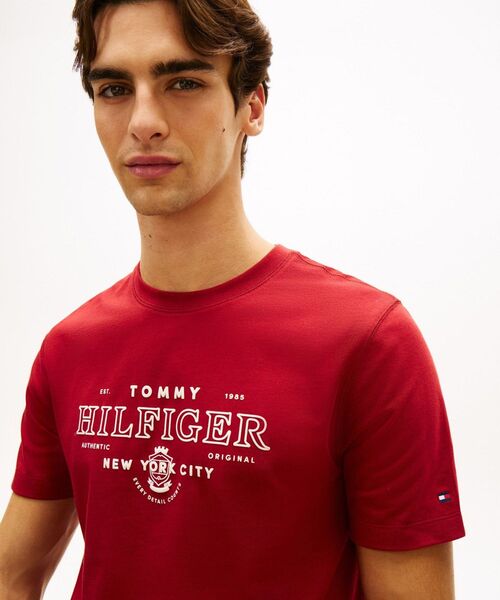 TOMMY HILFIGER(トミーヒルフィガー)の「HERITAGE GRAPHIC TEE(Tシャツ/カットソー・メンズ・レッド/グレー・SMALL/LARGE/MEDIUM/X-LARGE)」の8枚目の写真