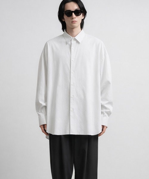 CALIFORNIA OUTFITTERS(カリフォルニア アウトフィッターズ)の「2D9 AIR SEERSUCKER WIDE SHIRT(シャツ/ブラウス・メンズ・ブラック/ホワイト・FREE)」の1枚目の写真