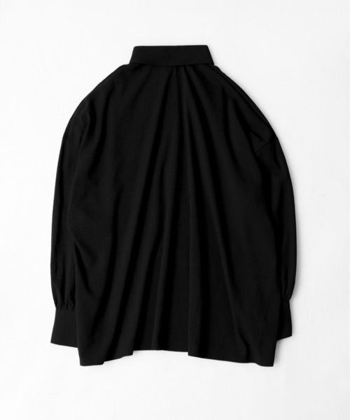 CALIFORNIA OUTFITTERS(カリフォルニア アウトフィッターズ)の「2D9 AIR SEERSUCKER WIDE SHIRT(シャツ/ブラウス・メンズ・ブラック/ホワイト・FREE)」の7枚目の写真