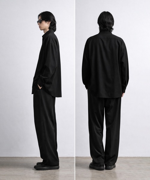 CALIFORNIA OUTFITTERS(カリフォルニア アウトフィッターズ)の「2D9 AIR SEERSUCKER WIDE SHIRT(シャツ/ブラウス・メンズ・ブラック/ホワイト・FREE)」の5枚目の写真