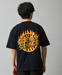 【SIDEWAY STANCE】オリジナル グラフィック プリント 半袖Tシャツ
