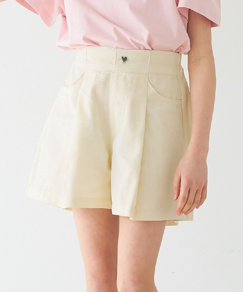 coca(coca)(コカ)の「キッズ ツイルショートパンツ(その他パンツ・キッズ・ブラック/アイボリー・120/130/140/150)」の1枚目の写真