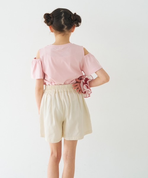 coca(coca)(コカ)の「キッズ ツイルショートパンツ(その他パンツ・キッズ・ブラック/アイボリー・120/130/140/150)」の5枚目の写真