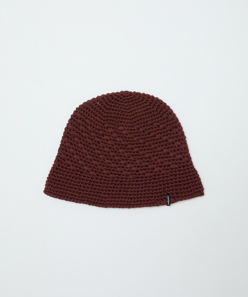 BAL（バル）の「MIXED HAND KNIT BUCKET HAT（ハット・メンズ・ネイビー/チャコール/ボルドー・FREE）」の8枚目の写真