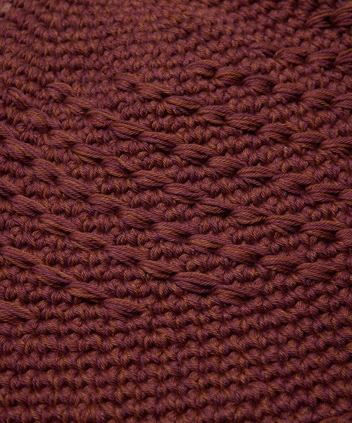 BAL（バル）の「MIXED HAND KNIT BUCKET HAT（ハット・メンズ・ネイビー/チャコール/ボルドー・FREE）」の10枚目の写真