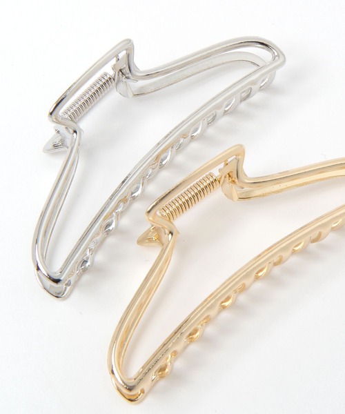 LAKOLE（ラコレ）の「メタルフレームバンスクリップ / 648470（バレッタ/ヘアクリップ・レディース・その他1/その他2・FREE）」の6枚目の写真