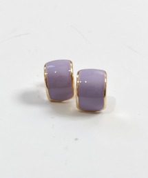 YU-KA:パステルカーブ ピアス Pastel curve pierce