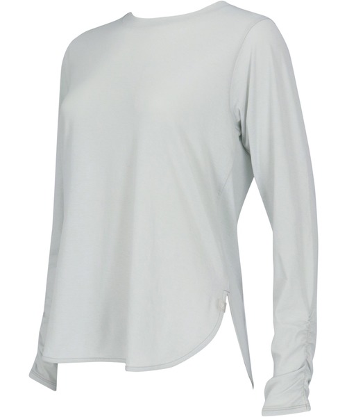 CW-X（シーダブリューエックス）の「スポーツウェア　ロングＴシャツ　長袖（Tシャツ/カットソー・レディース・ブルー系その他/グレー・M/S/L）」の4枚目の写真