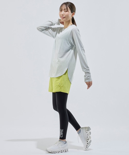 CW-X（シーダブリューエックス）の「スポーツウェア　ロングＴシャツ　長袖（Tシャツ/カットソー・レディース・ブルー系その他/グレー・M/S/L）」の9枚目の写真