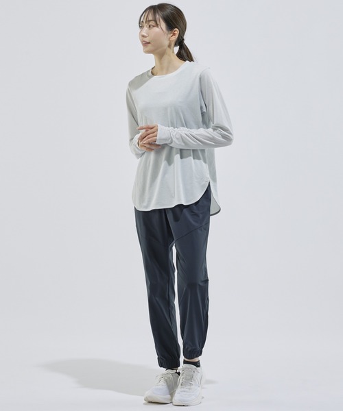 CW-X（シーダブリューエックス）の「スポーツウェア　ロングＴシャツ　長袖（Tシャツ/カットソー・レディース・ブルー系その他/グレー・M/S/L）」の12枚目の写真