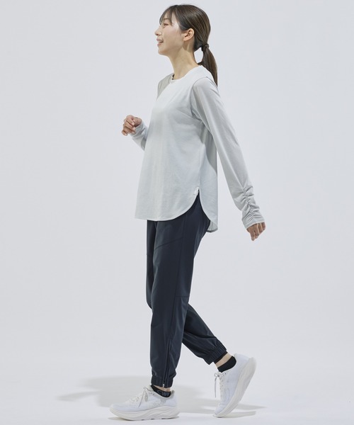 CW-X（シーダブリューエックス）の「スポーツウェア　ロングＴシャツ　長袖（Tシャツ/カットソー・レディース・ブルー系その他/グレー・M/S/L）」の13枚目の写真