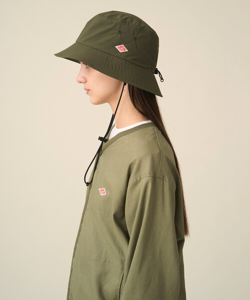DANTON（ダントン）の「Stretch Polyester Bucket Hat（ハット・レディース・チャコール/ブラック/アイボリー/オリーブ・F）」の4枚目の写真