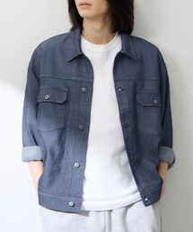NAVY（ネイビー）の「【NAVY / ネイビー】ブリーズデニム Type2ジャケット UV 接触冷感（デニムジャケット）」