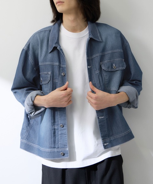 セール】NAVY｜ネイビーのデニムジャケット（接触冷感）通販 - ZOZOTOWN