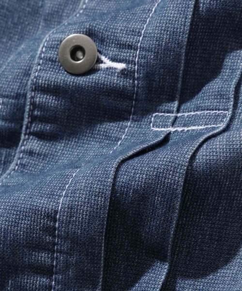 NAVY(ネイビー)の「【NAVY / ネイビー】ブリーズデニム Type2ジャケット UV 接触冷感(デニムジャケット・メンズ・ネイビー/ブルー・XL/L/M/S)」の20枚目の写真