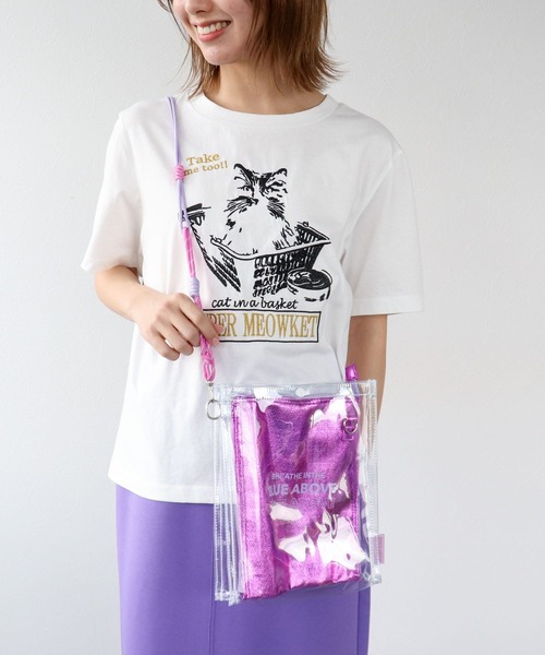 Three Four Time（ｽﾘｰﾌｫｰﾀｲﾑ）の「フラッシュクリア保冷ショルダー（ショルダーバッグ・レディース・シルバー/ブルー/ピンク・FREE）」の2枚目の写真