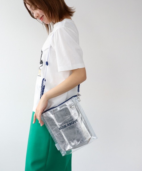 Three Four Time（ｽﾘｰﾌｫｰﾀｲﾑ）の「フラッシュクリア保冷ショルダー（ショルダーバッグ・レディース・シルバー/ブルー/ピンク・FREE）」の3枚目の写真