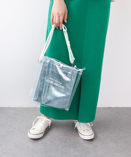 Three Four Time（ｽﾘｰﾌｫｰﾀｲﾑ）の「フラッシュクリア保冷ショルダー（ショルダーバッグ・レディース・シルバー/ブルー/ピンク・FREE）」の4枚目の写真