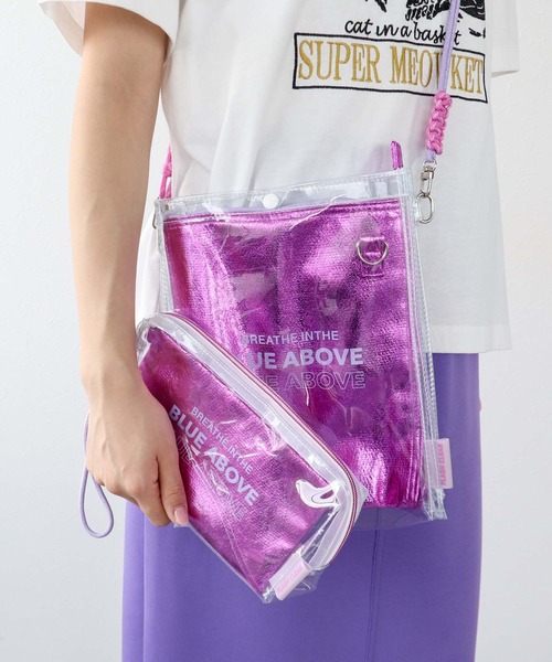 Three Four Time（ｽﾘｰﾌｫｰﾀｲﾑ）の「フラッシュクリア保冷ショルダー（ショルダーバッグ・レディース・シルバー/ブルー/ピンク・FREE）」の10枚目の写真