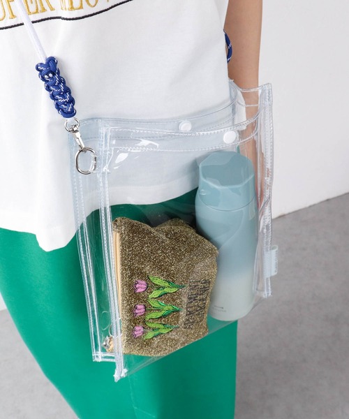 Three Four Time（ｽﾘｰﾌｫｰﾀｲﾑ）の「フラッシュクリア保冷ショルダー（ショルダーバッグ・レディース・シルバー/ブルー/ピンク・FREE）」の13枚目の写真