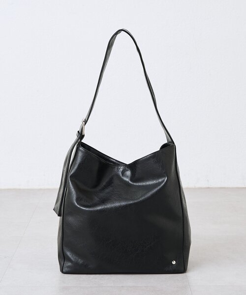 mystic(ミスティック)の「チャーム付きベルトショルダーBAG(トートバッグ・レディース・ブラック/オフホワイト/ブラウン・ONE SIZE)」の15枚目の写真