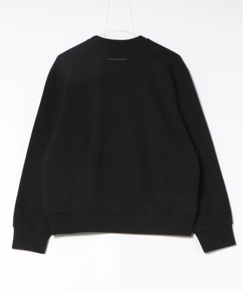 MM6 Maison Margiela（ｴﾑｴﾑｼｯｸｽ ﾒｿﾞﾝ ﾏﾙｼﾞｪﾗ）の「MM6  SWEATSHIRT（スウェット・メンズ・ブラック・MEDIUM）」の2枚目の写真