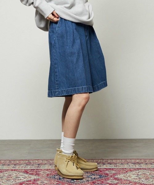 Lee(リー)の「Lee/リー コンフォート チェトパ ショートパンツ IVYルック(デニムパンツ・レディース・ブルー/ベージュ・MEDIUM/SMALL)」の6枚目の写真