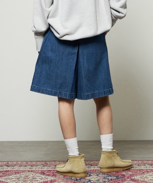 Lee(リー)の「Lee/リー コンフォート チェトパ ショートパンツ IVYルック(デニムパンツ・レディース・ブルー/ベージュ・MEDIUM/SMALL)」の7枚目の写真